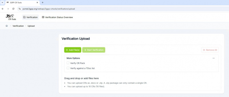 File:3GPP CR Tool homepage.jpeg